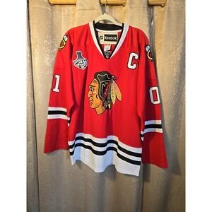 Reebok CCM 54 L Chicago Blackhawks 2013 Stanley Cup Jersey with Name of SHANE